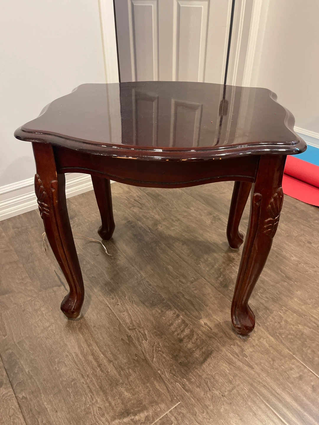 Dark Wood Accent Table - photo 3