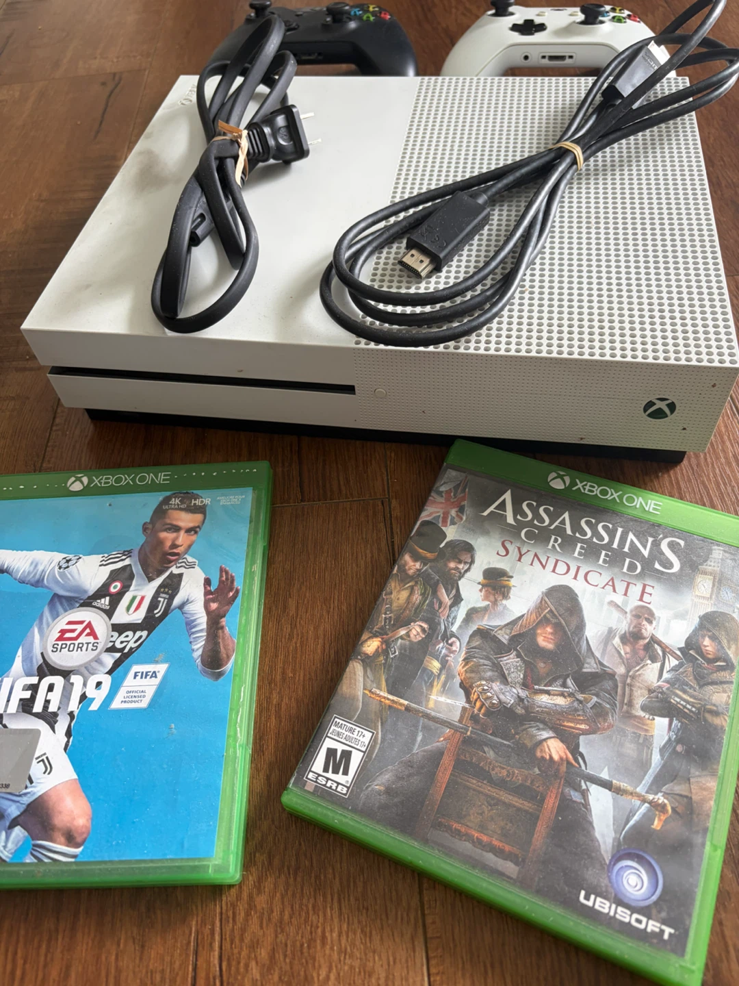 Xbox One S Bundle with 2 Controllers and Games