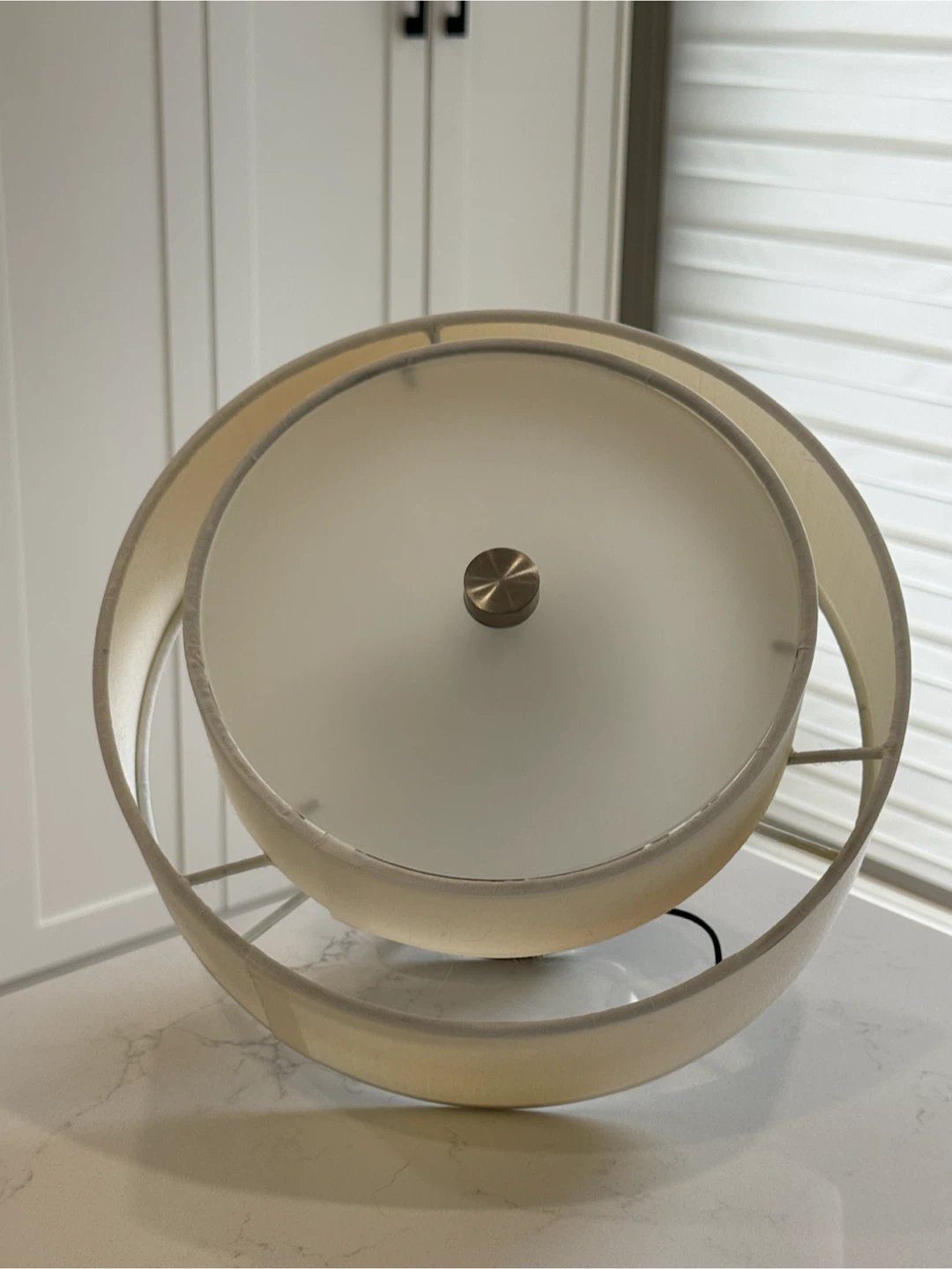 Modern Elegant Linen Ceiling Light - photo 2