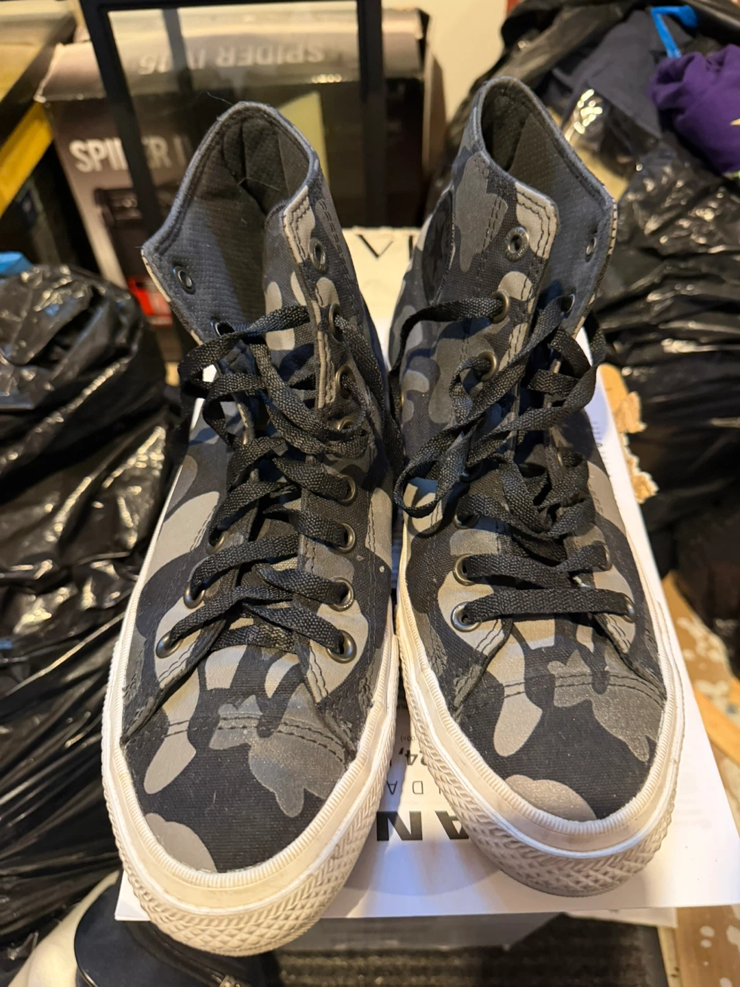 Converse All Star High Top Camo Sneakers