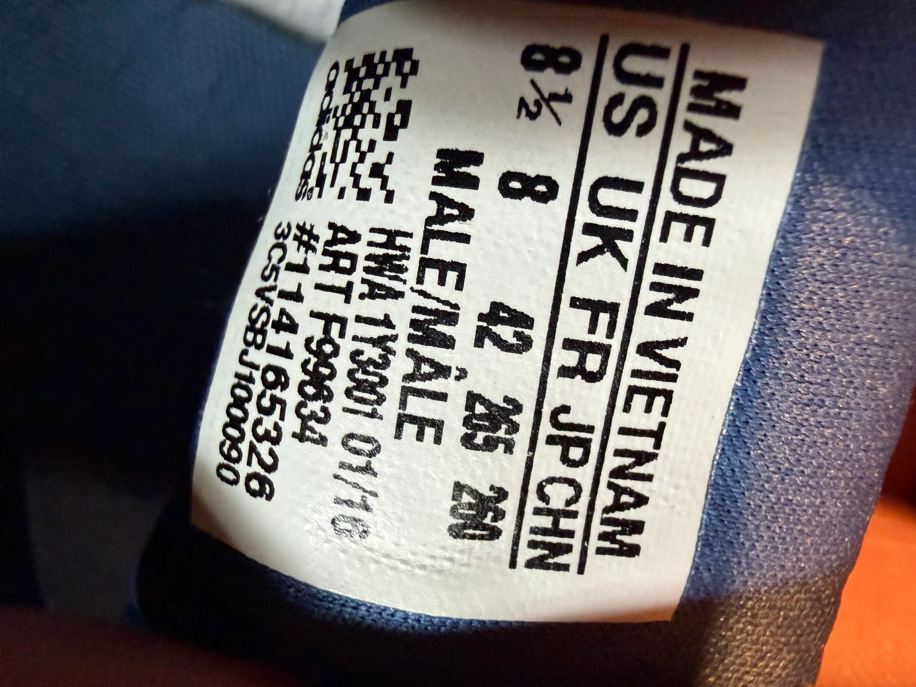 Adidas Men's Blue Canvas Sneakers - photo 3