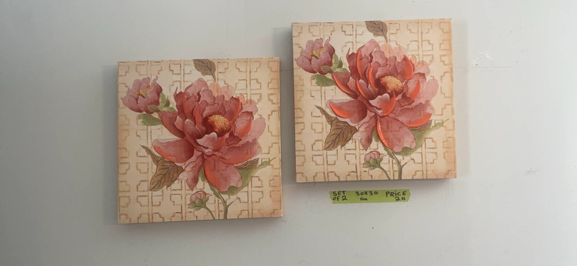 Set of 2 Canvas Wall Art
