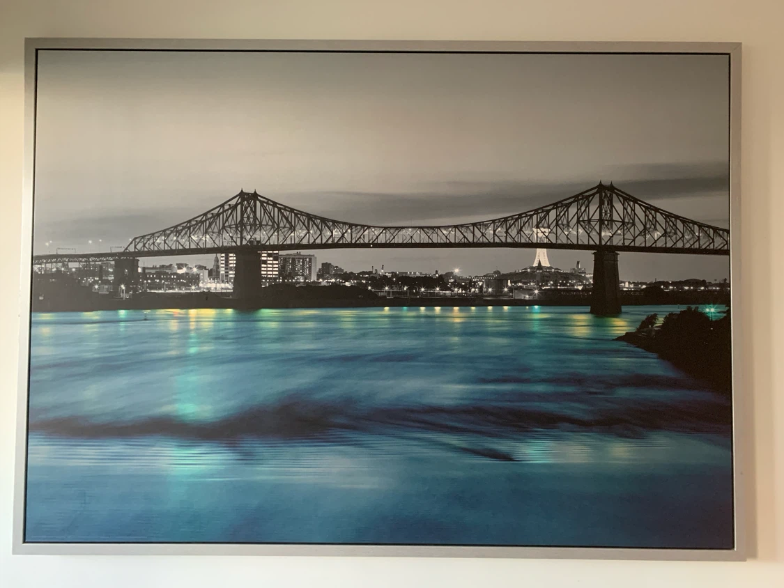 Large Artwork - Montreal Jacques Cartier Bridge Wall Art