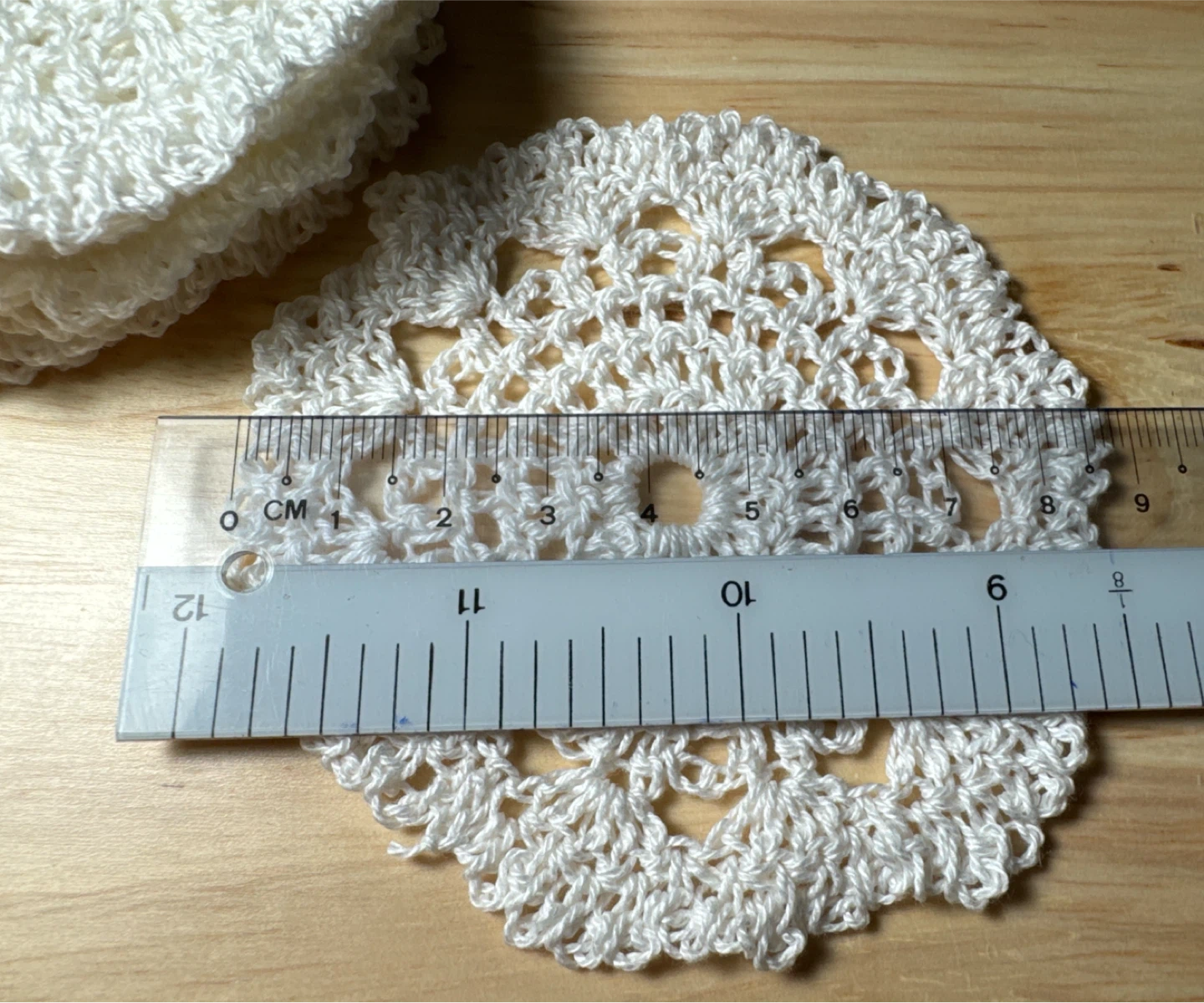Set of 8 (Brand New) White Crochet Doilies - photo 3