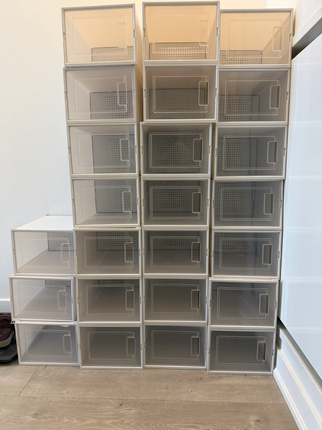 Stackable Shoe Storage Boxes