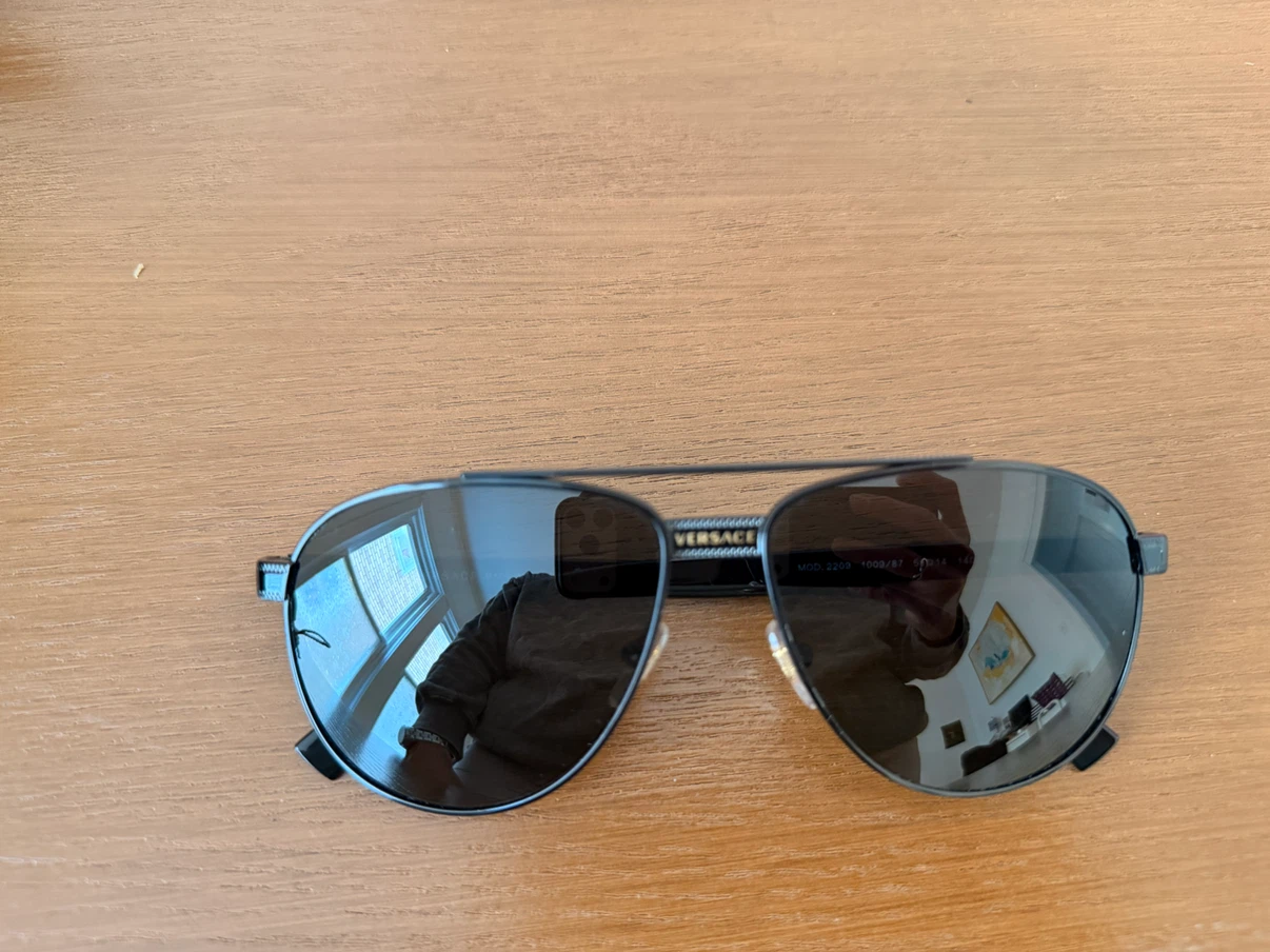 Versace Aviator Sunglasses