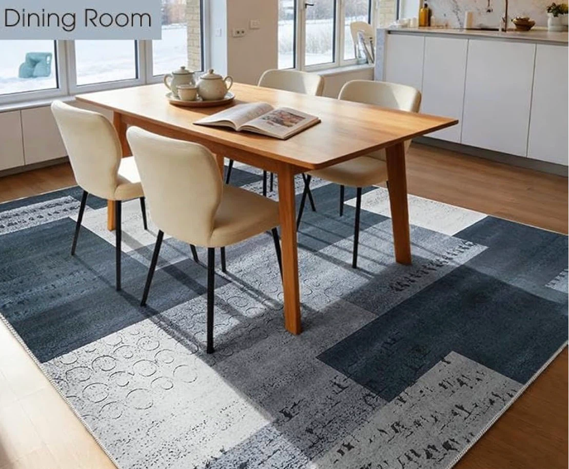 Modern Geometric Area Rug 7x5 ft - photo 2