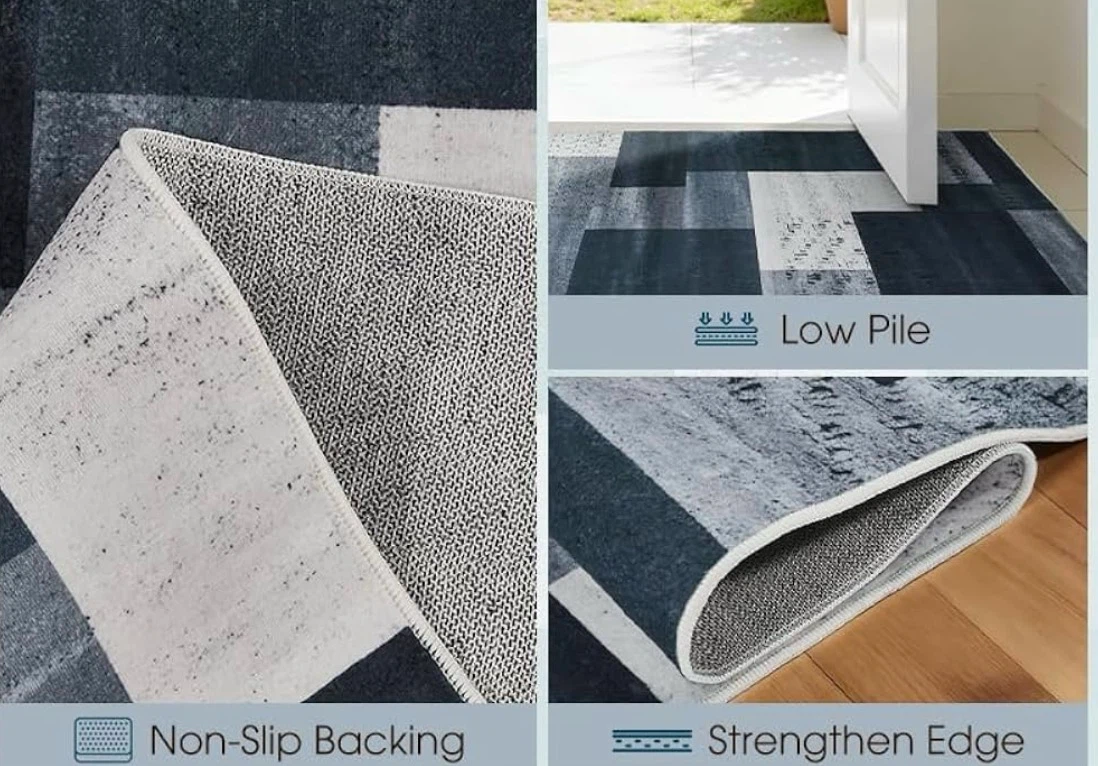Modern Geometric Area Rug 7x5 ft - photo 4
