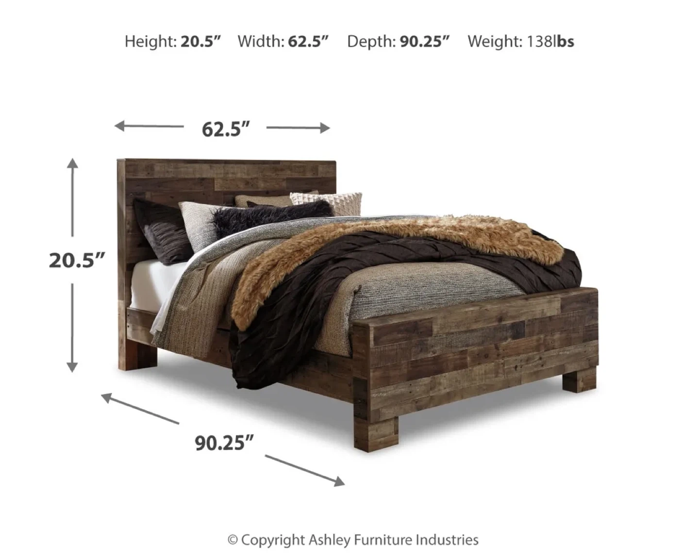 New Ashley Queen Bed Frame Derekson - photo 2