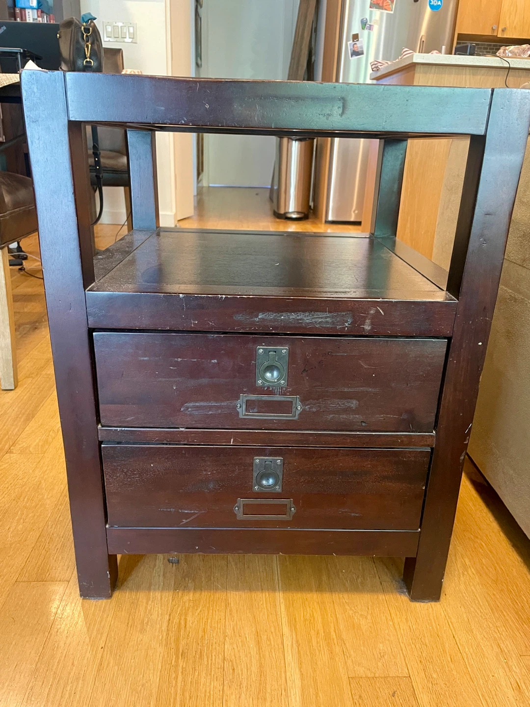 Pottery Barn Wooden Side Tables