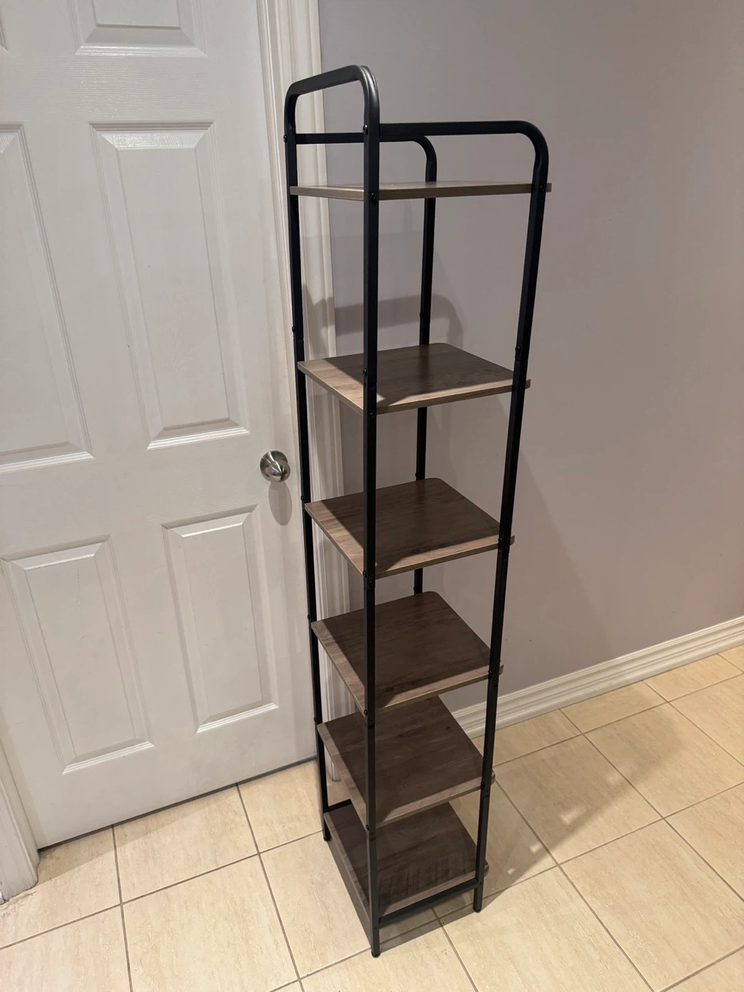 Tall 5-Shelf Bookshelf