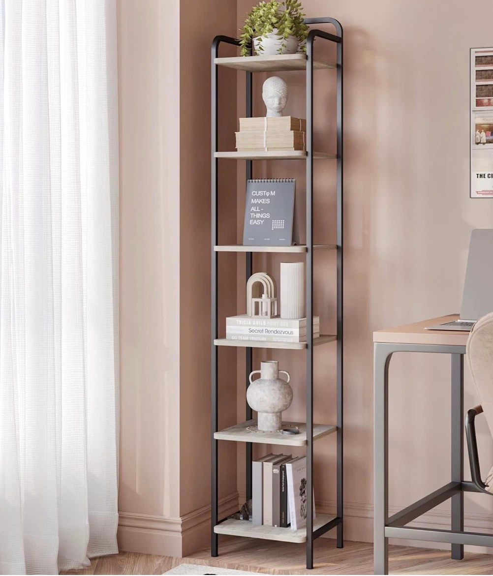 Tall 5-Shelf Bookshelf - photo 5