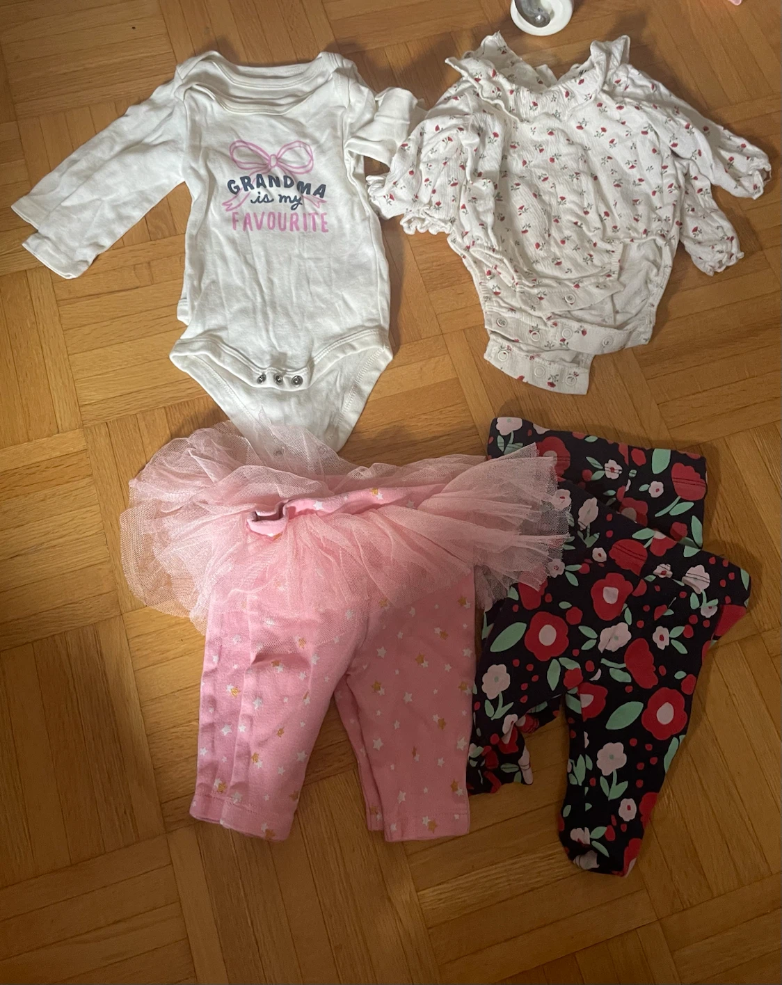 Twin Baby Girl Clothes Lot 0-3m - photo 2