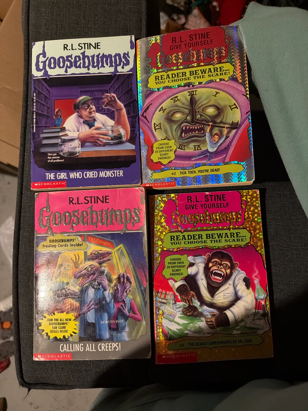 R.L. Stine Goosebumps Books (Lot of 4)