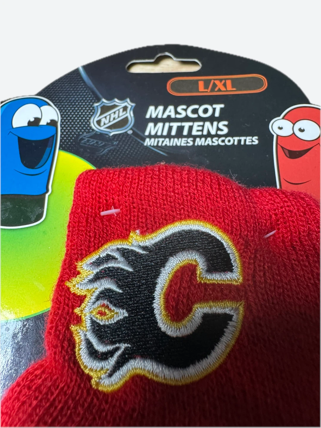 NEW Calgary Flames Adult Size Mascot Mittens L/XL - photo 2
