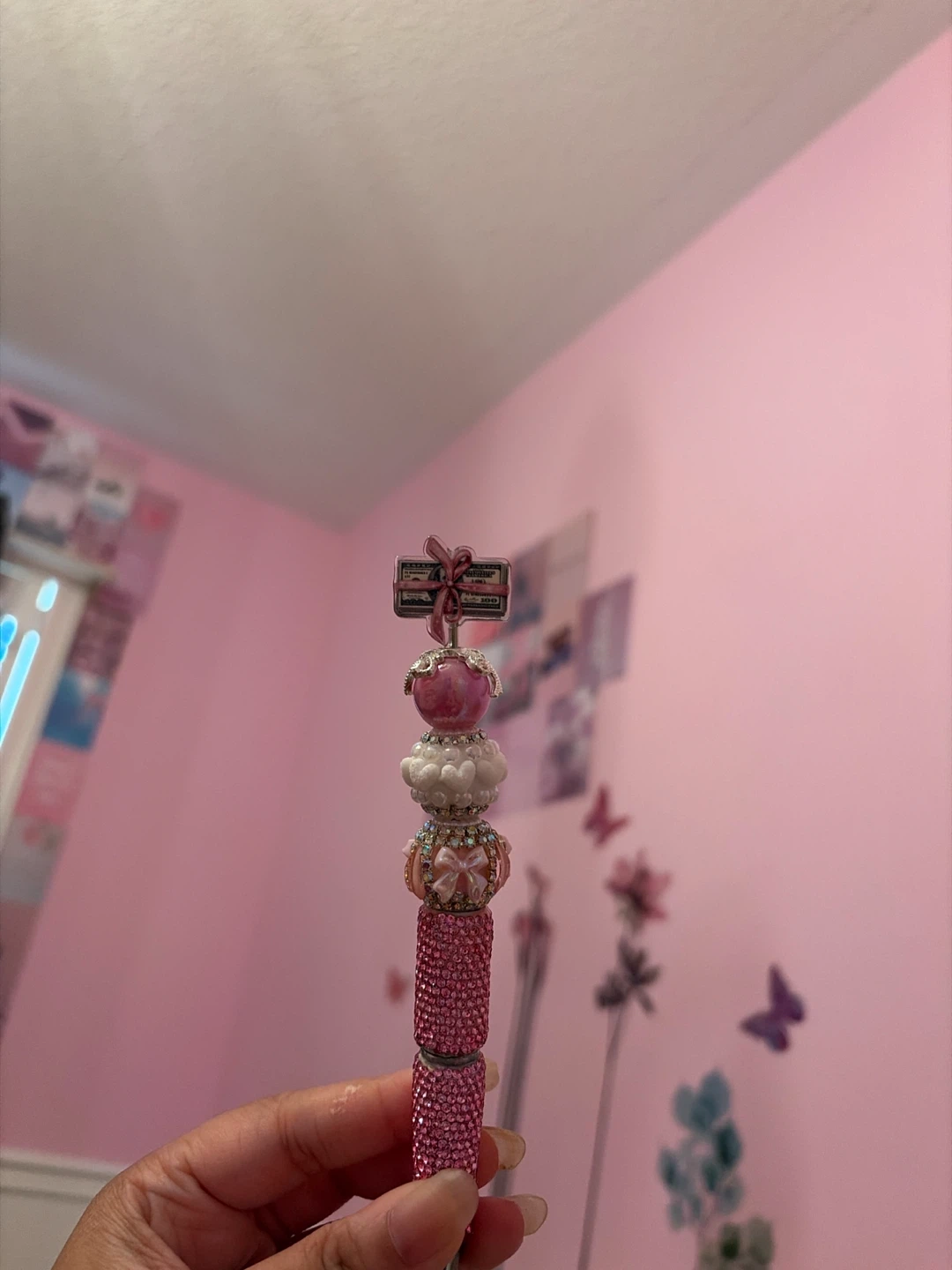 Decorative Pen with Money Charm
