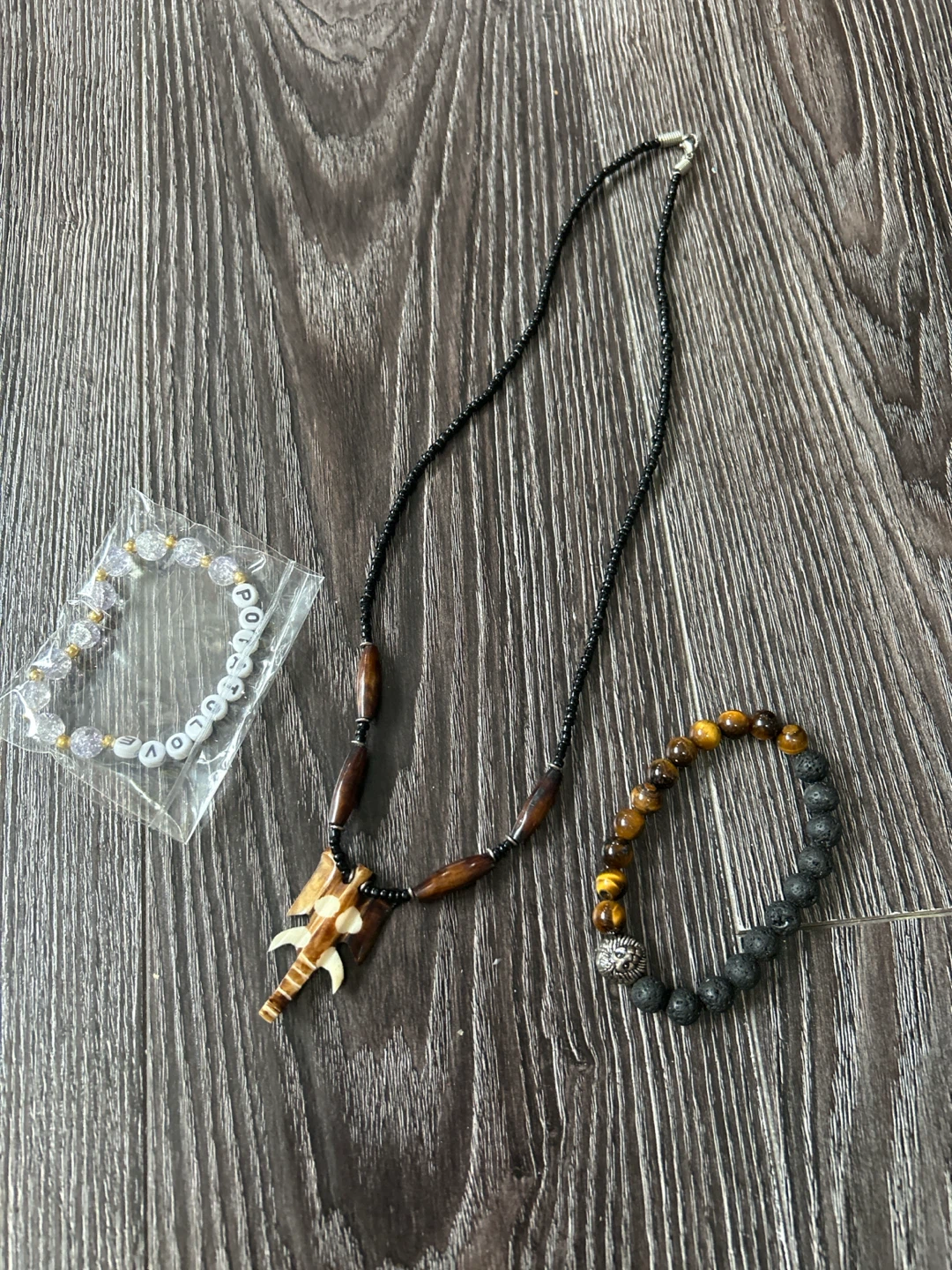 Beaded Necklace and Bracelets