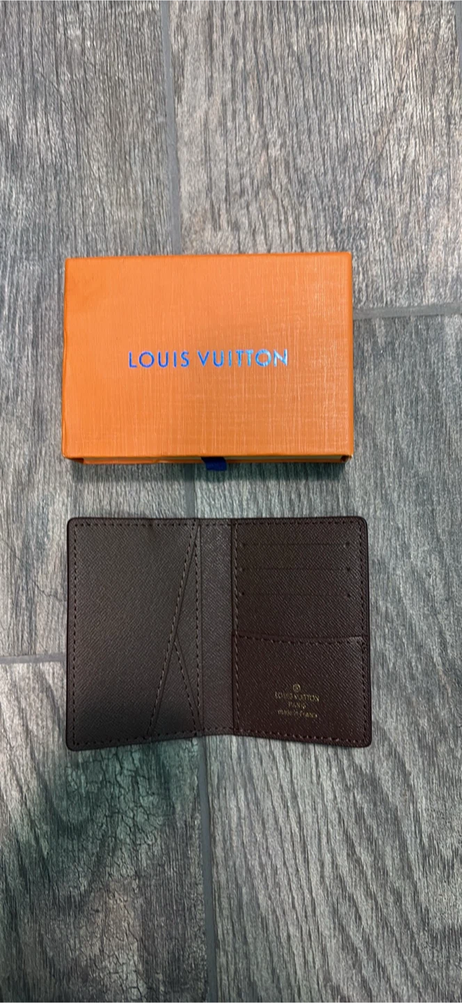 Designer Damier Ebene Card Holder - photo 4