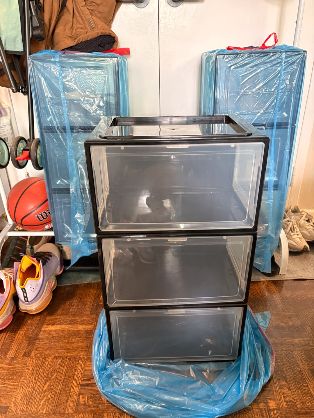 Stackable Shoe Storage Bins