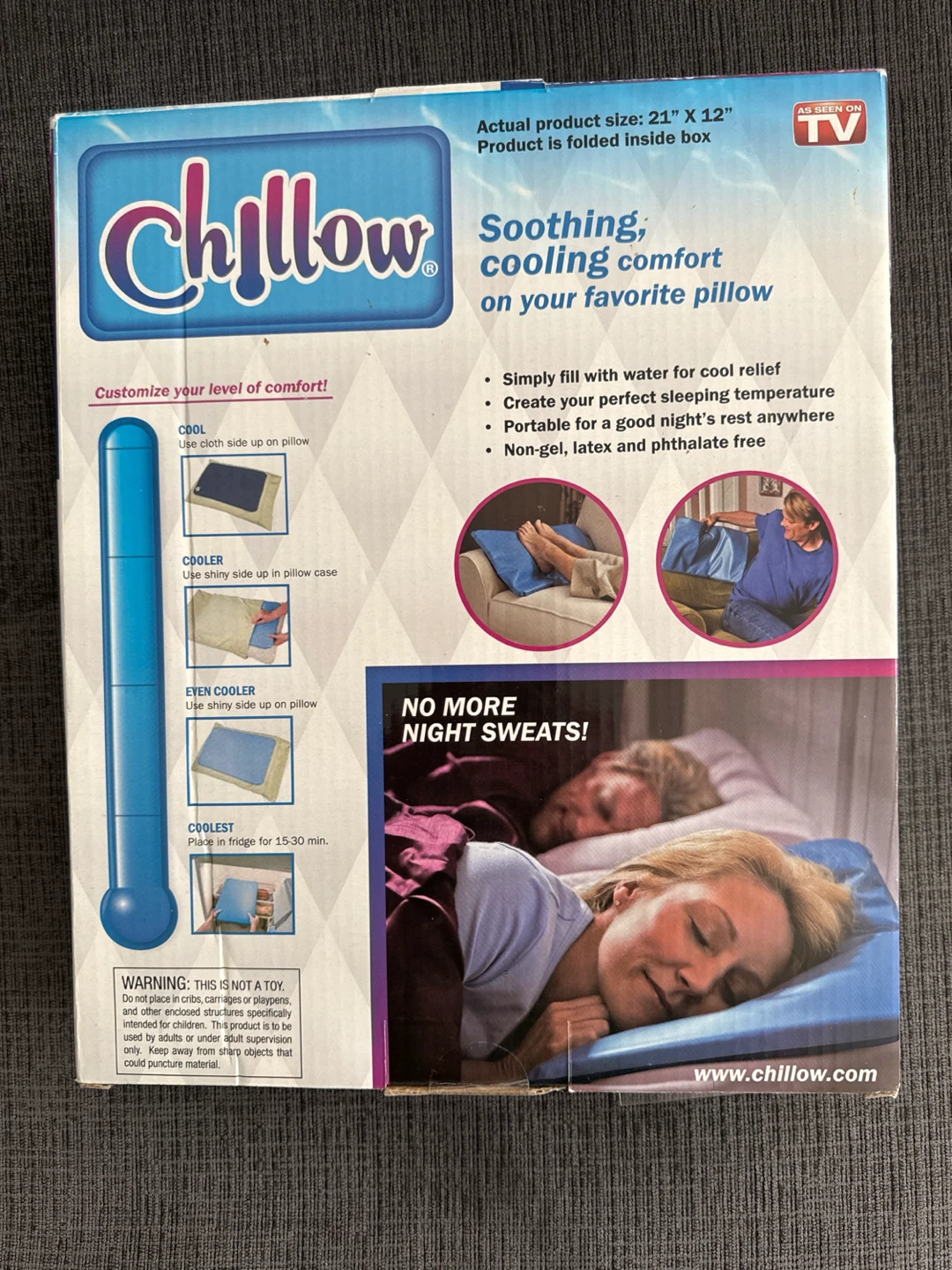 Chillow Pillow Cooler Pad