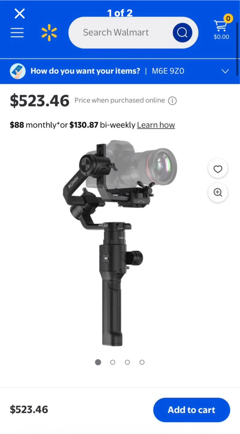 DJI Ronin SC Gimbal Stabilizer