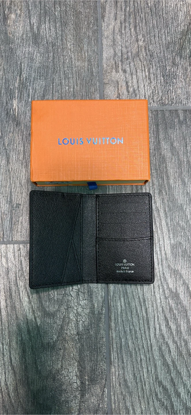 Designer Black Card Holder with Box - photo 4