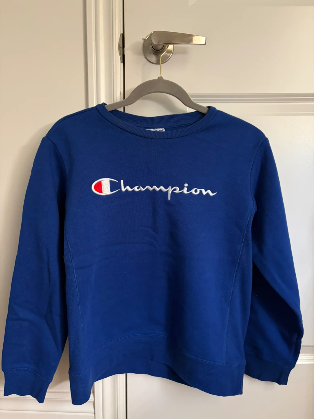 Champion Crewneck Sweatshirt in Royal Blue