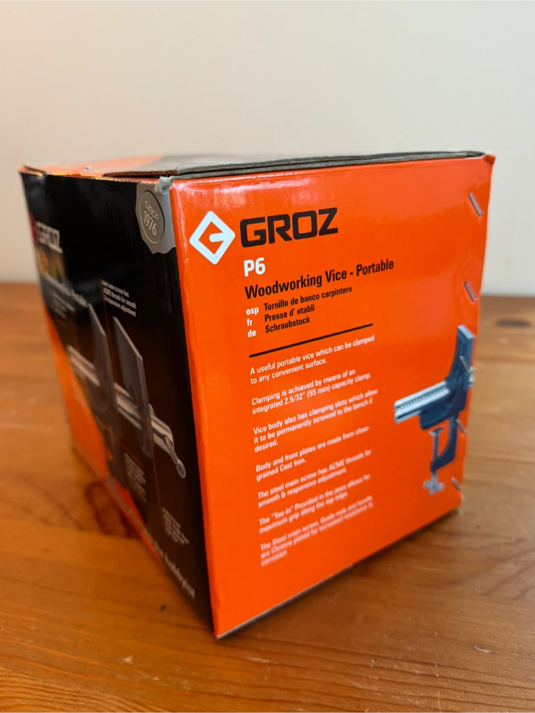 GROZ P6 Woodworking Vice - Portable - photo 2