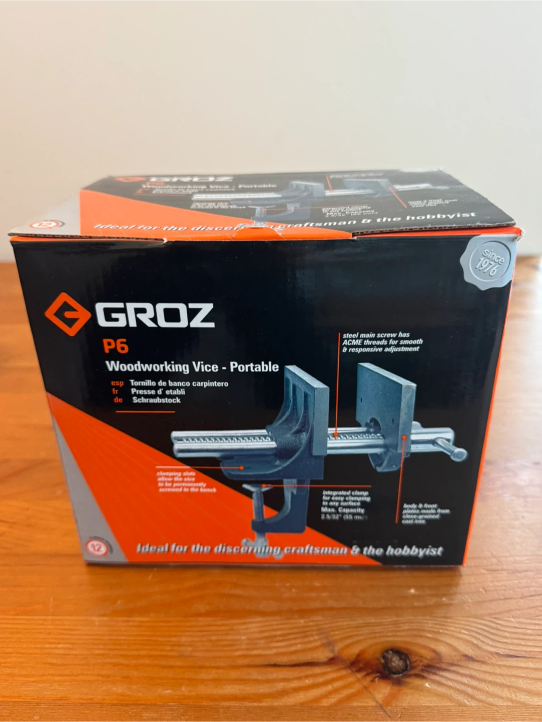 GROZ P6 Woodworking Vice - Portable - photo 3