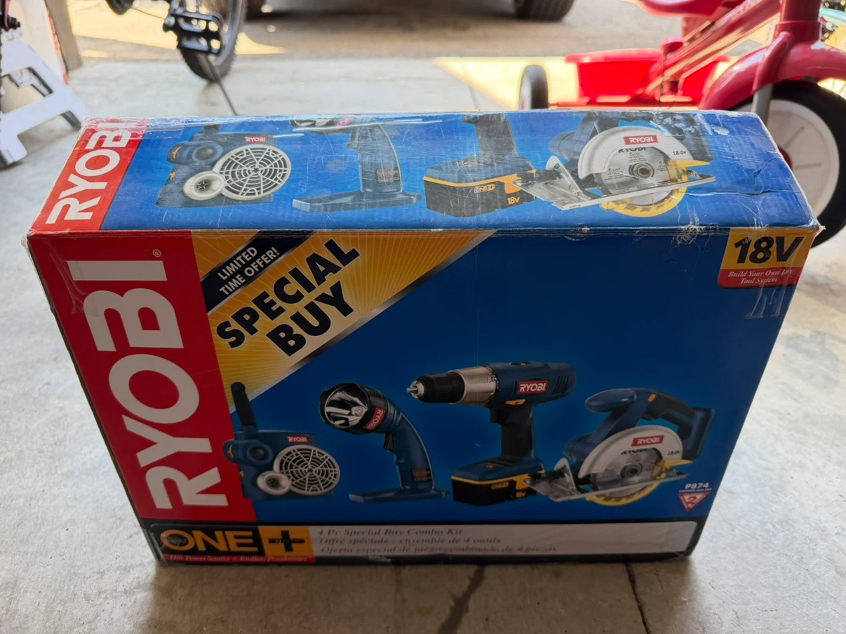 RYOBI 18V ONE+ 4 Pc Special Buy Combo Kit