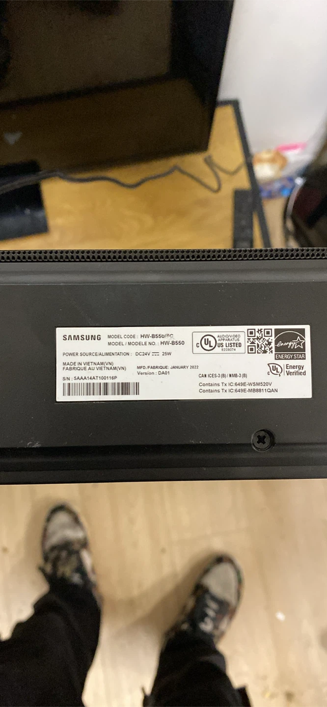 Samsung HW-B550 Soundbar - photo 3