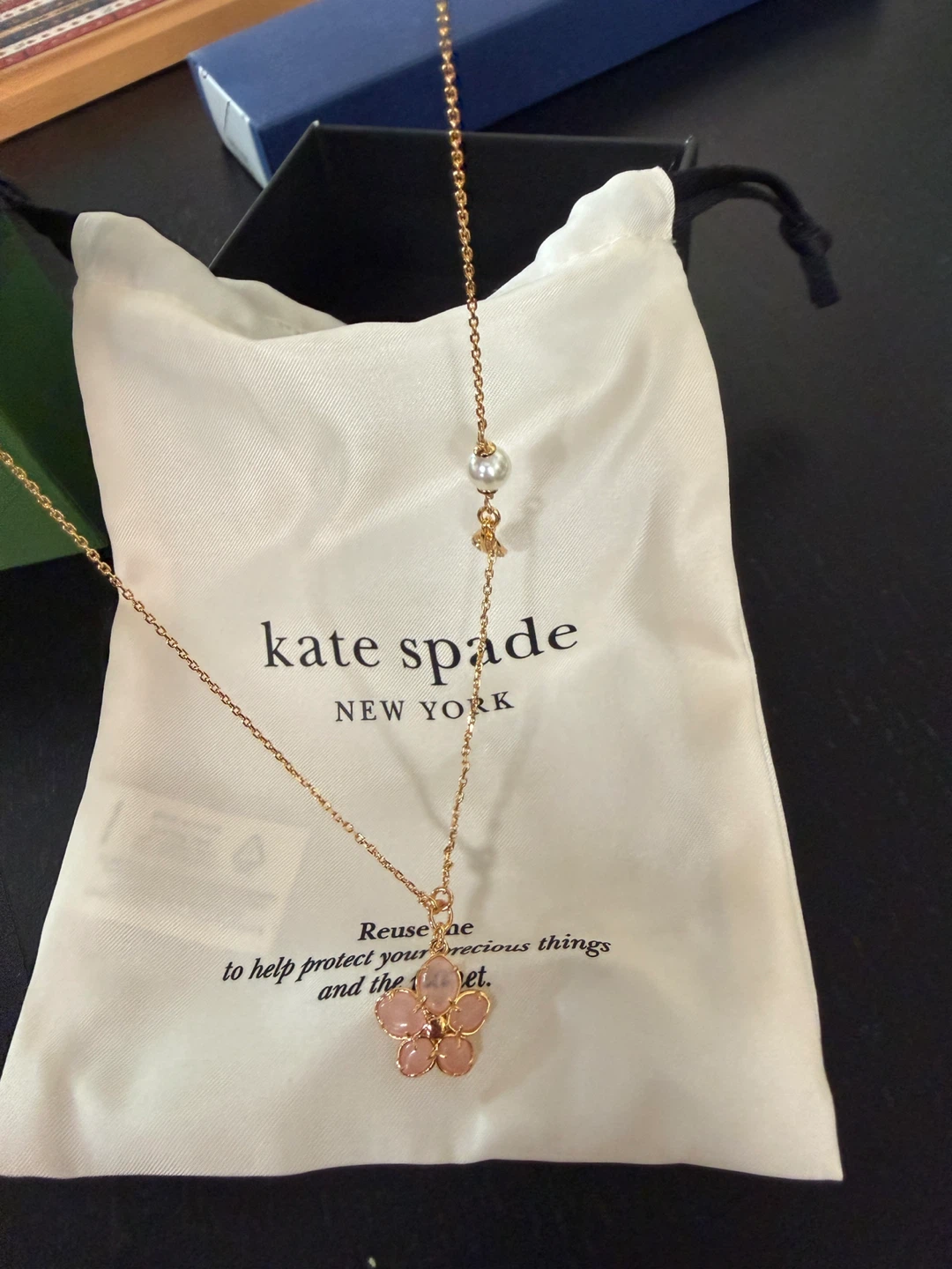 Kate Spade New York Flower Pendant Necklace