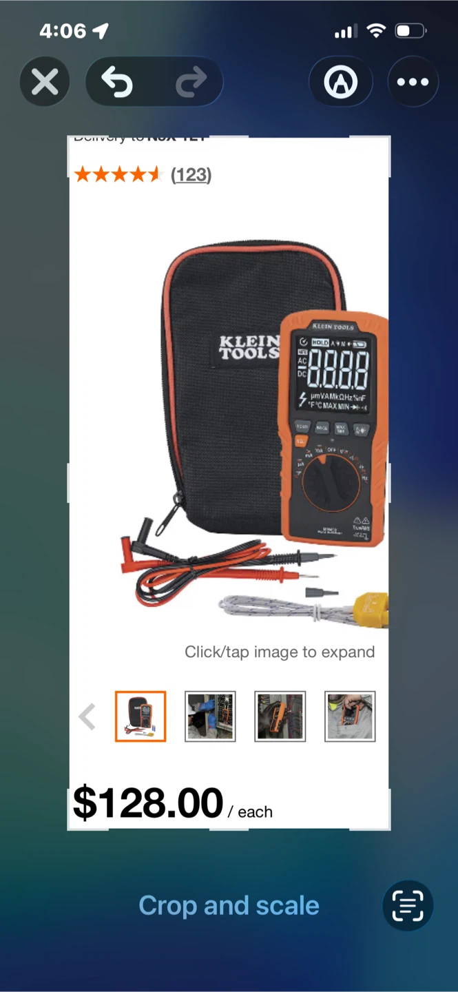 Klein Tools Slim Digital Multimeter, TRMS Auto-Ranging, 600V - photo 4