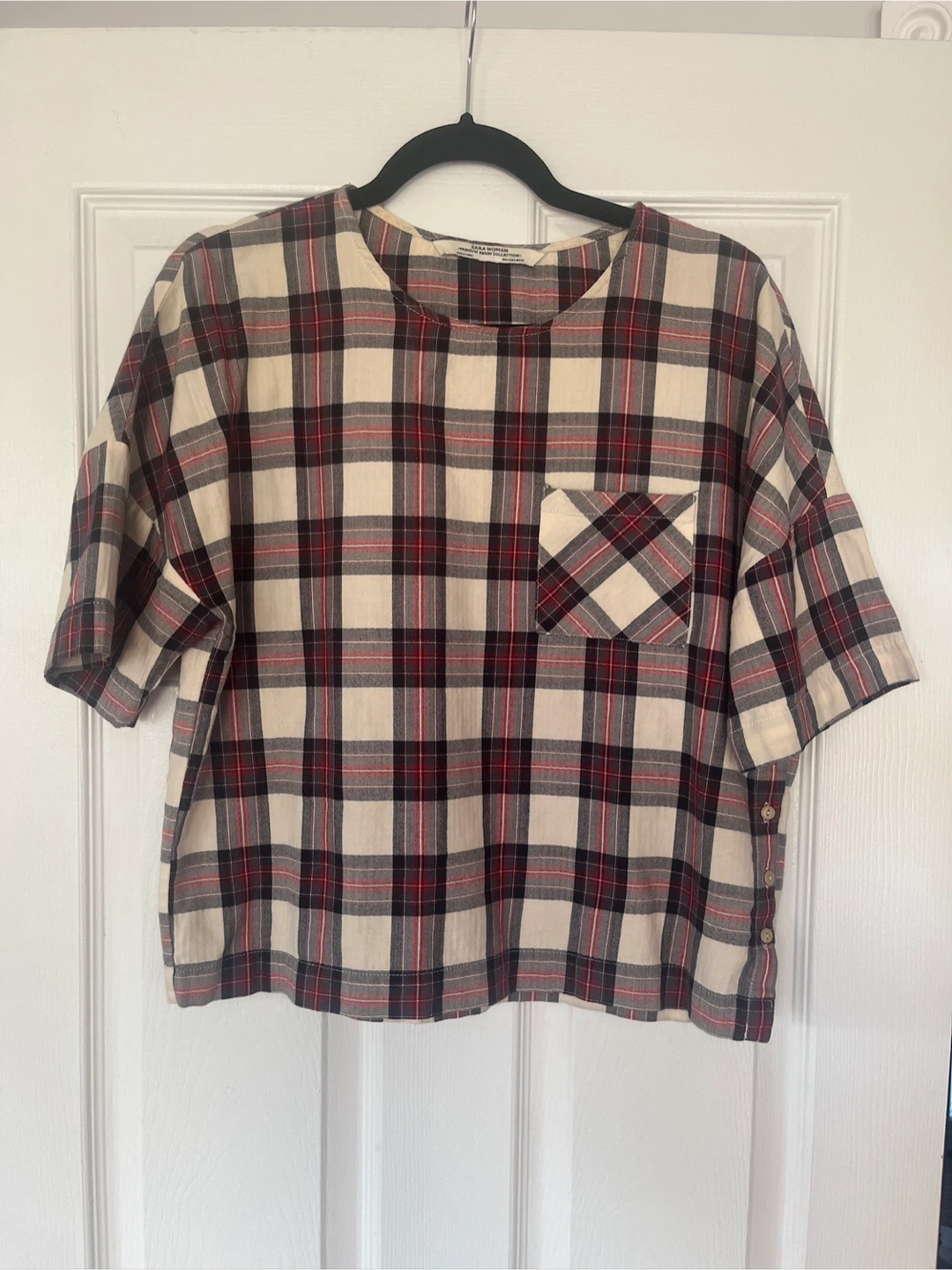 Zara Woman Plaid Shirt M - photo 2