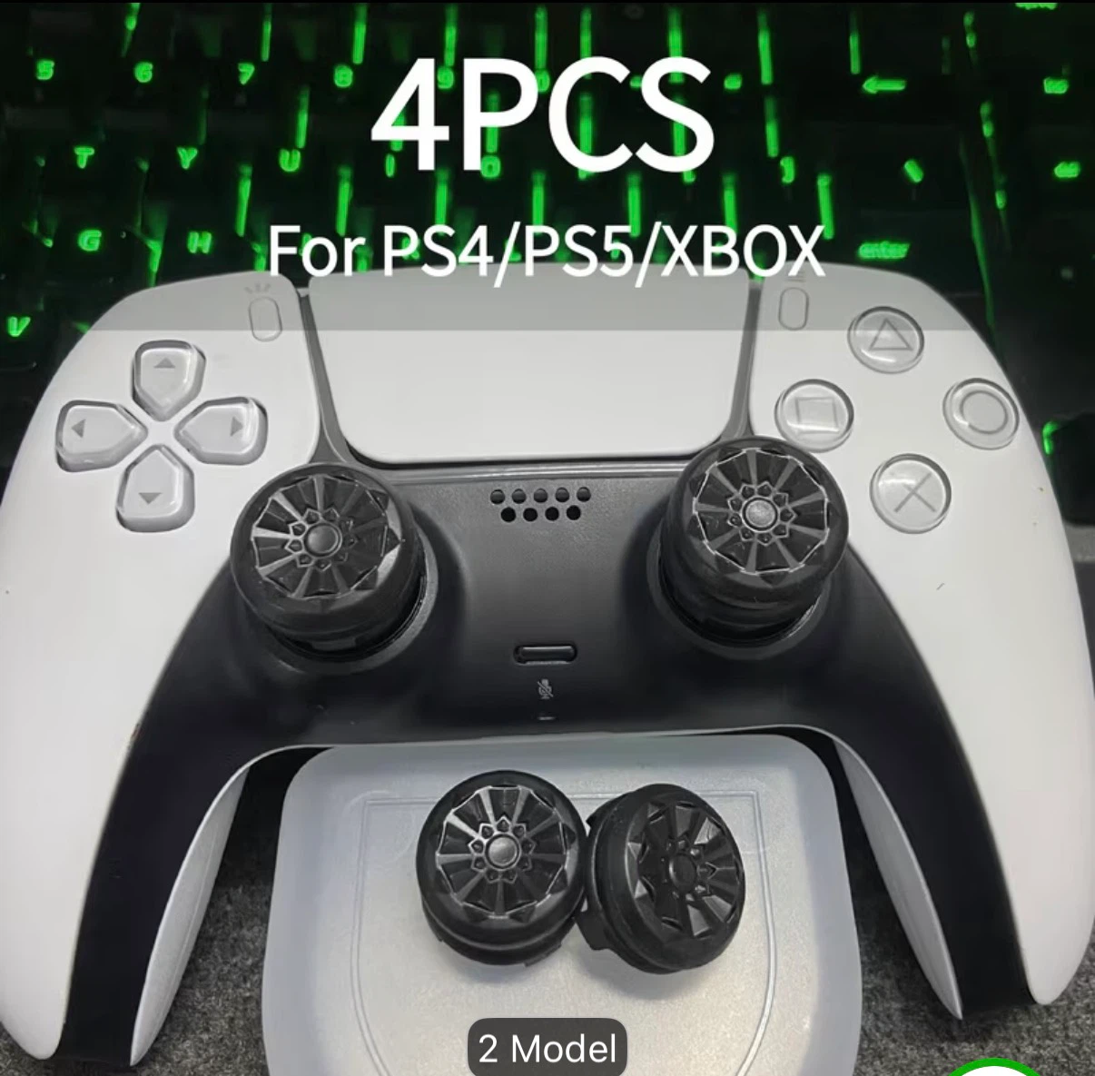 4PC Thumbstick Grips for PS4/PS5/Xbox