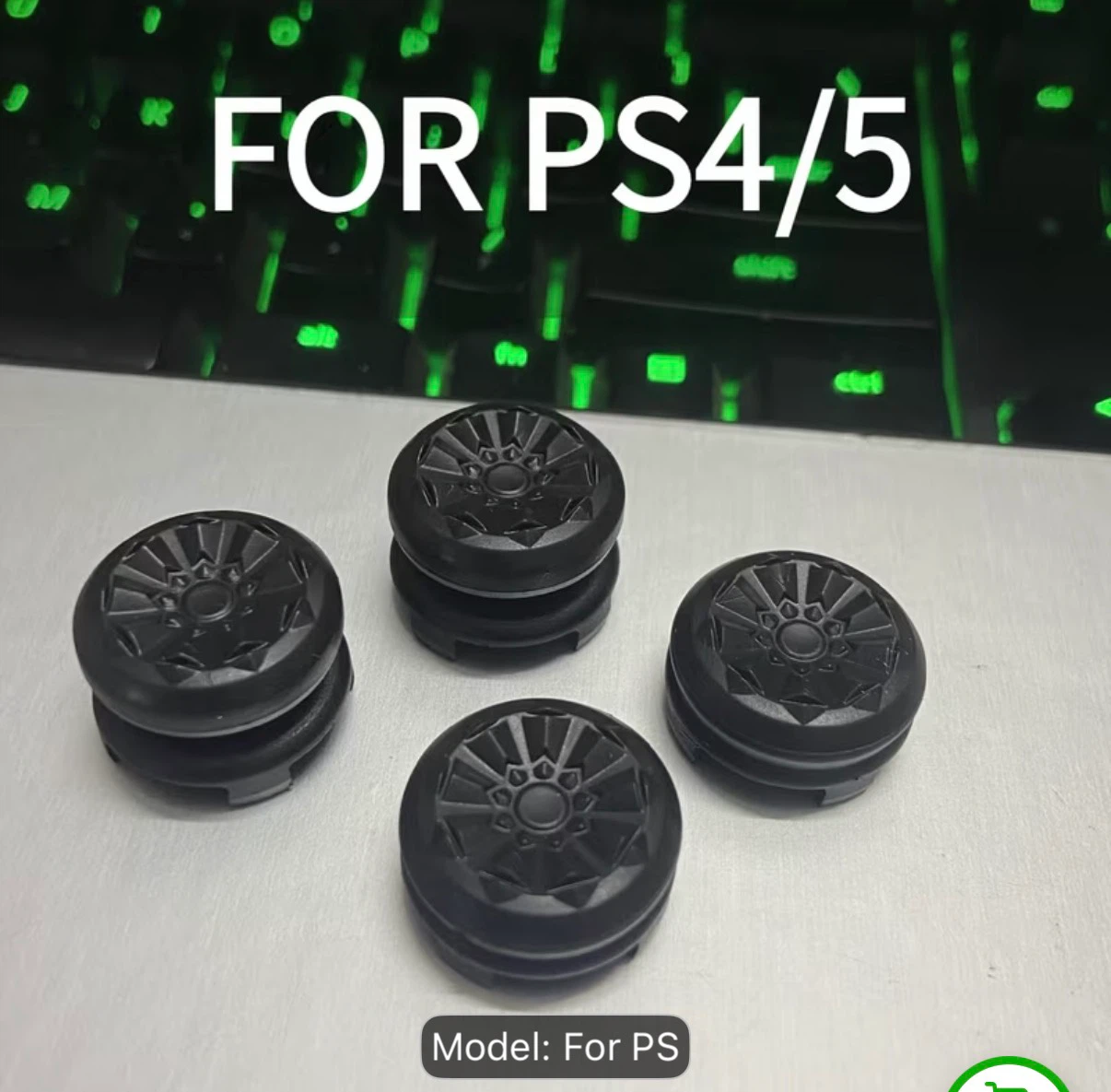 4PC Thumbstick Grips for PS4/PS5/Xbox - photo 2