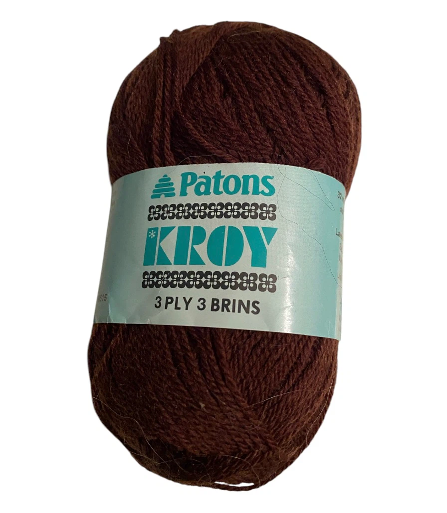Patons Kroy 3 Ply Brown Wool Yarn - photo 4
