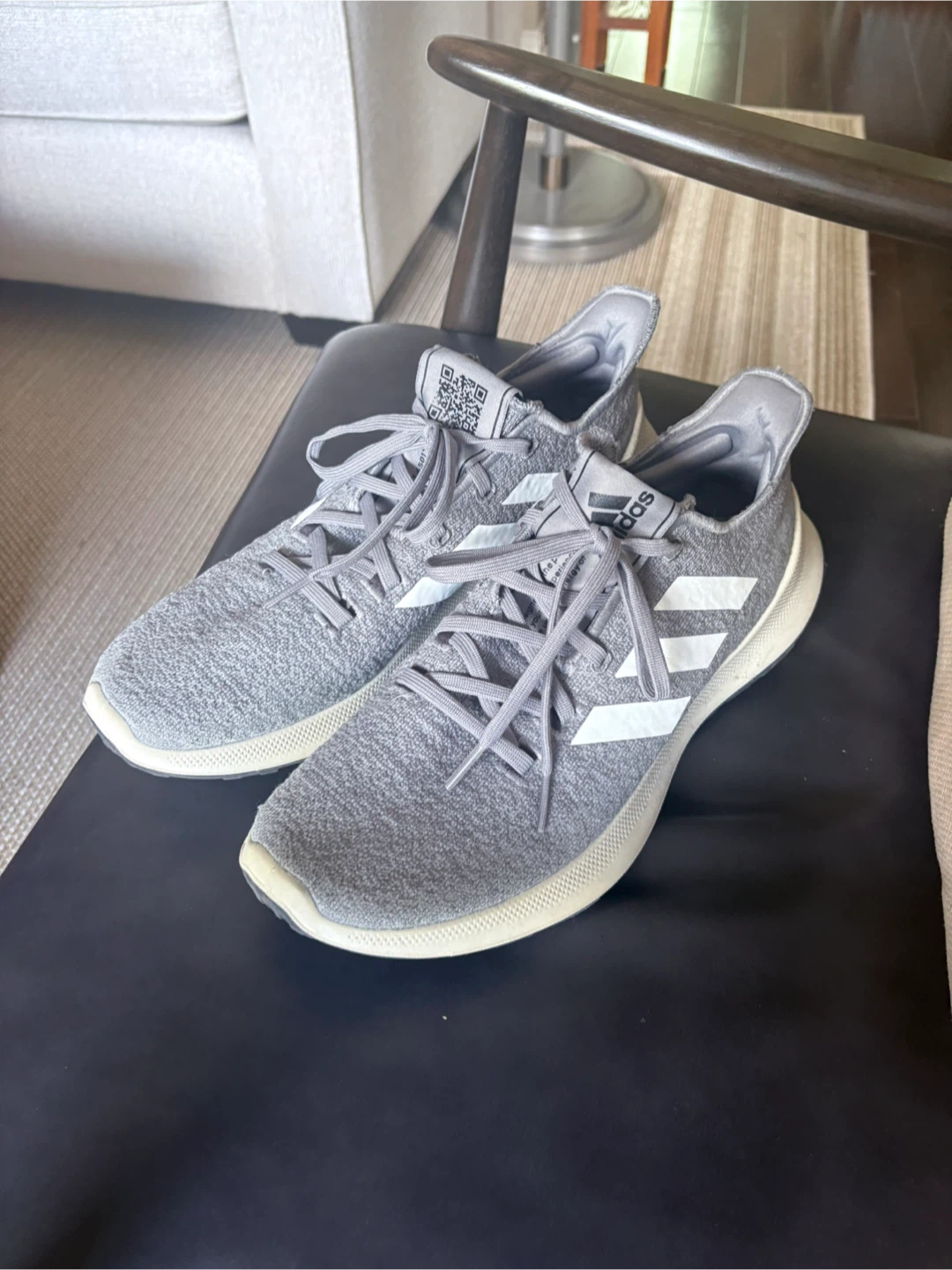 Adidas Grey Running Shoes