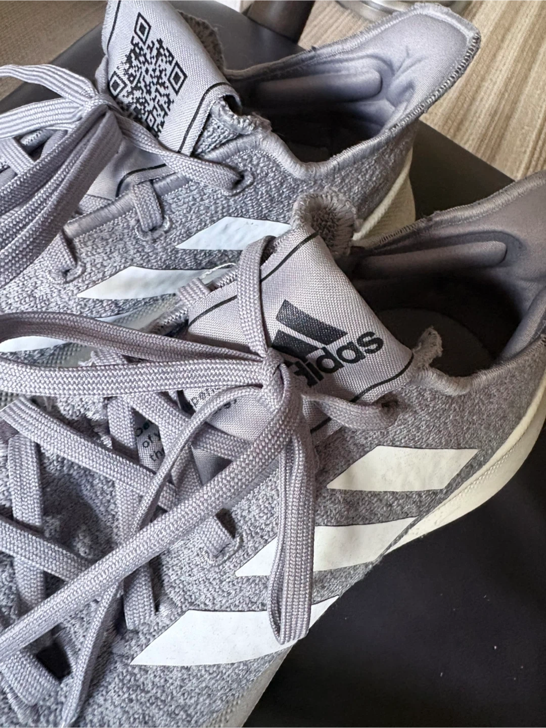 Adidas Grey Running Shoes - photo 3