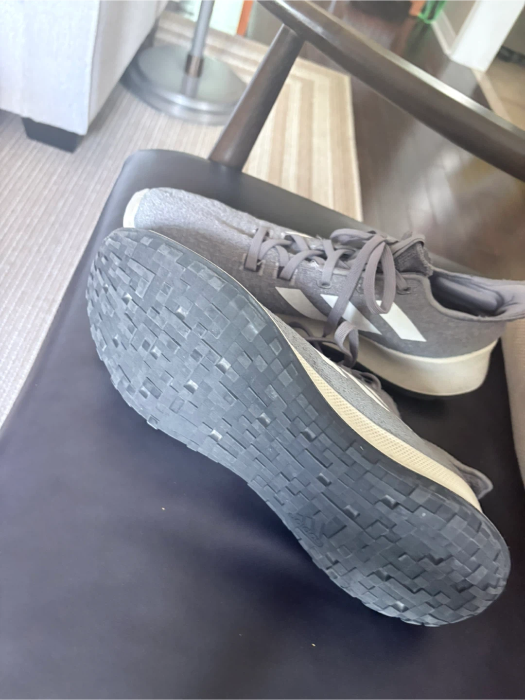 Adidas Grey Running Shoes - photo 4