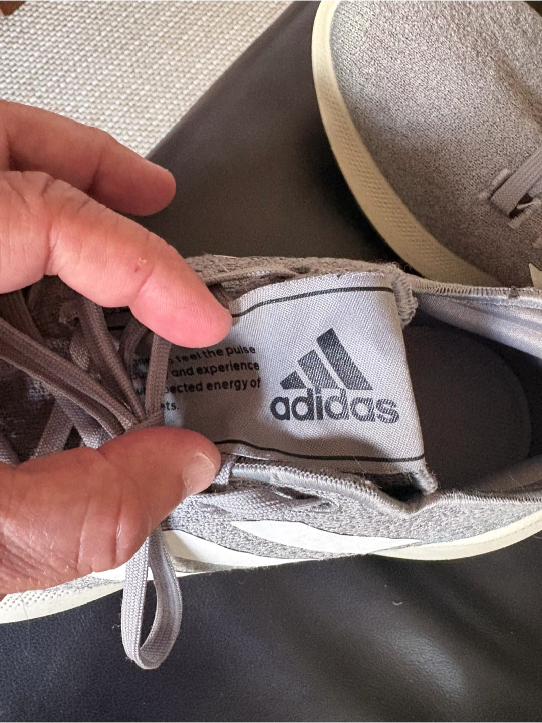 Adidas Grey Running Shoes - photo 5