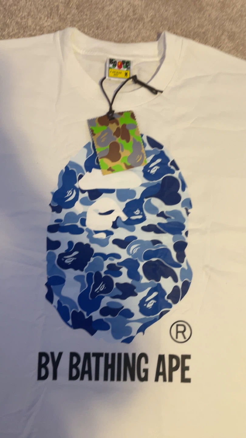 BAPE By Bathing Ape Camo Shark Face T-Shirt