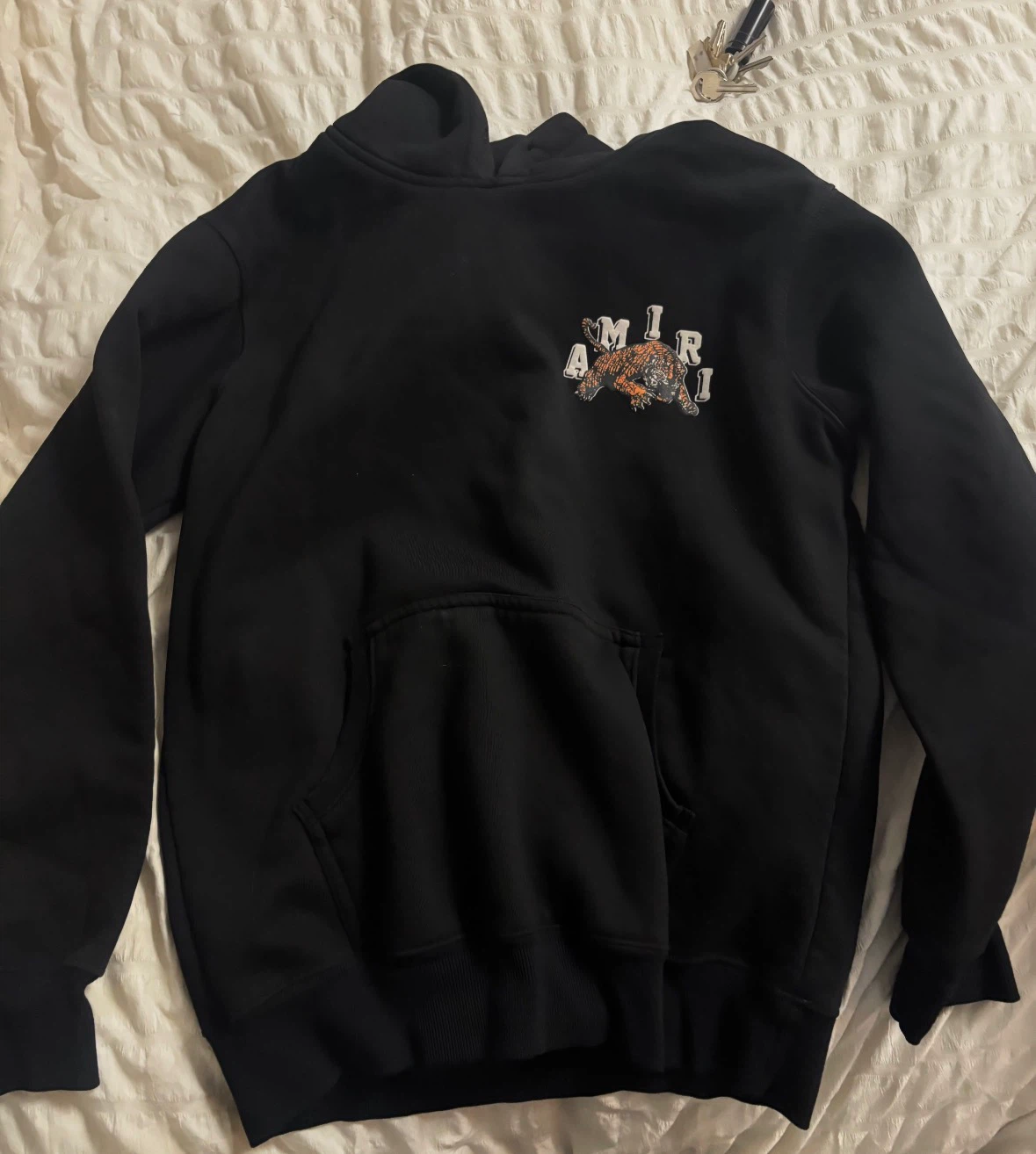 AMIRI Black Tiger Varsity Hoodie
