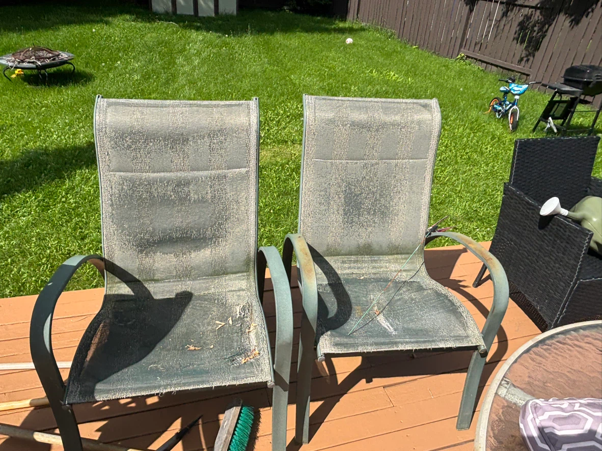 Set of 2 Outdoor Patio Chairs