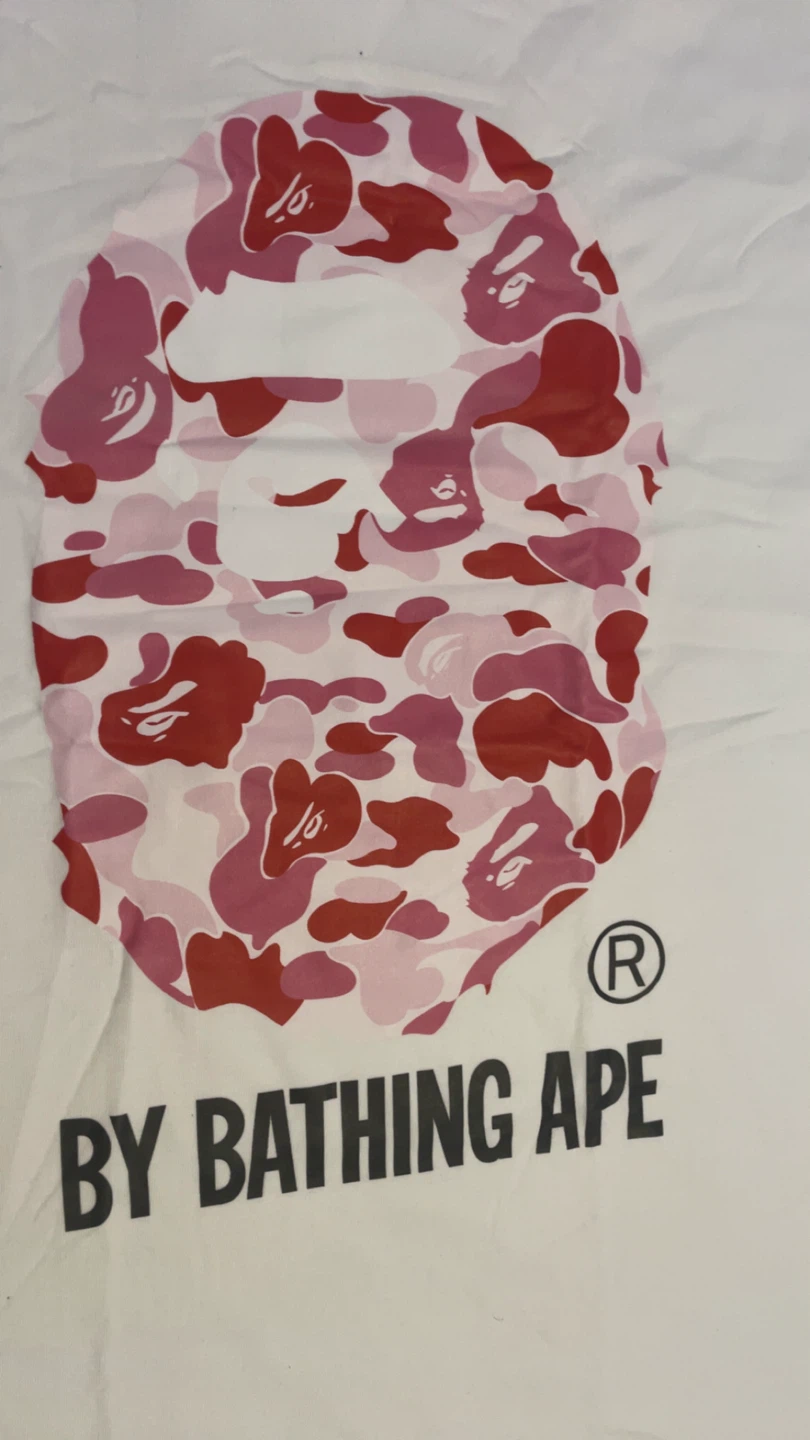 Bathing Ape T-Shirt - Pink Camo Ape Head - photo 3