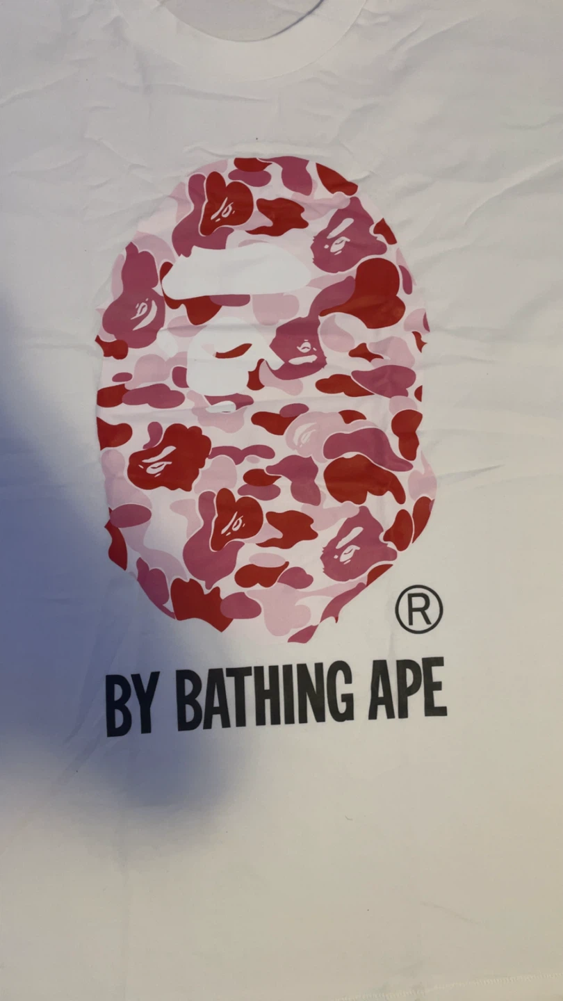 Bathing Ape T-Shirt - Pink Camo Ape Head - photo 5