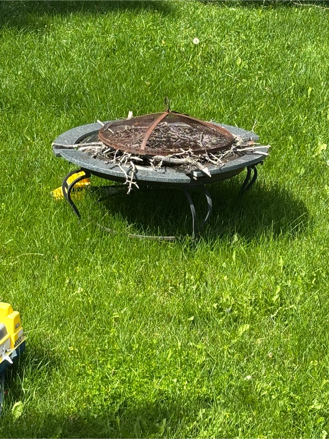 FREE Outdoor Fire Pit with Spark Screen