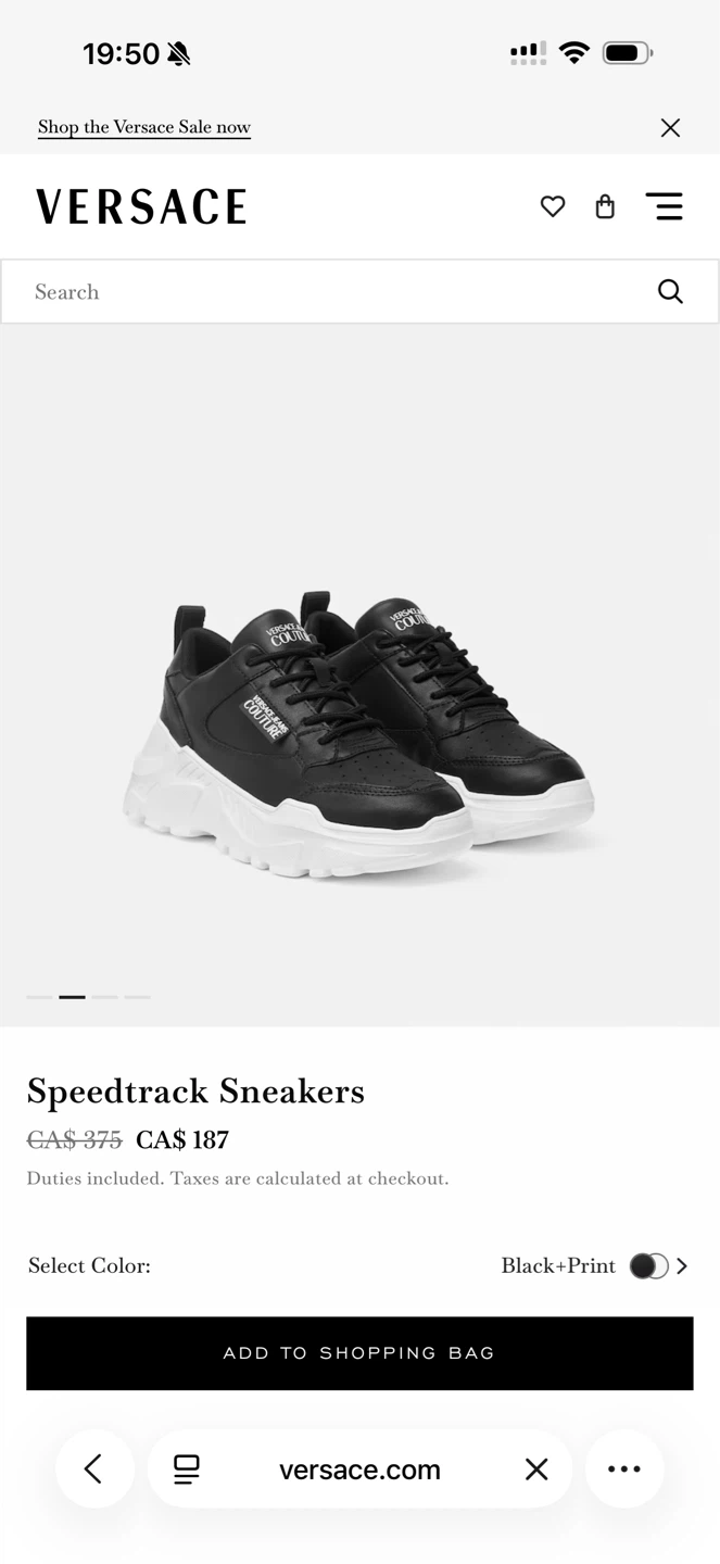 Versace Jeans Couture Black Sneakers - photo 3
