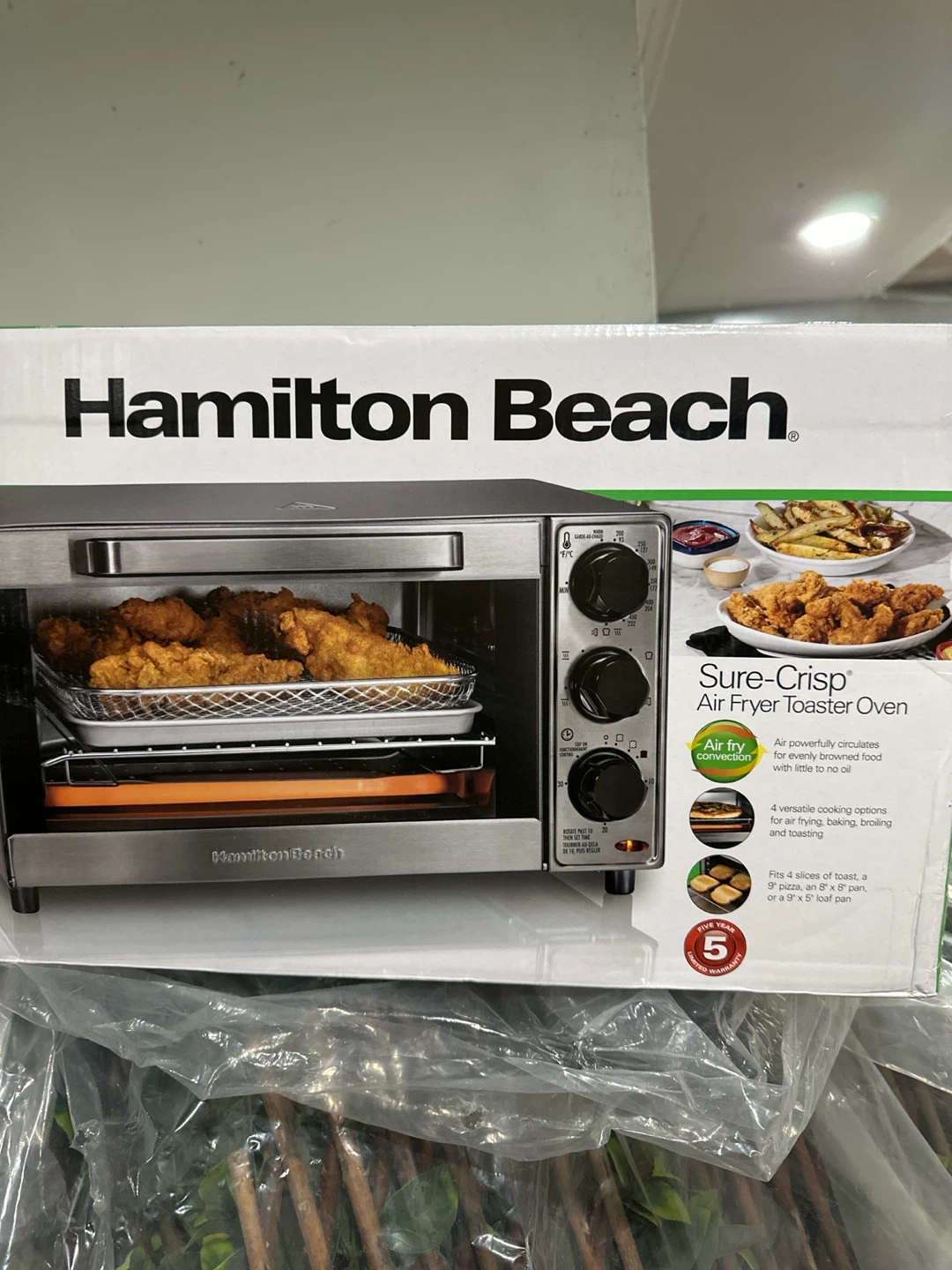Hamilton Beach Sure-Crisp Air Fryer Toaster Oven