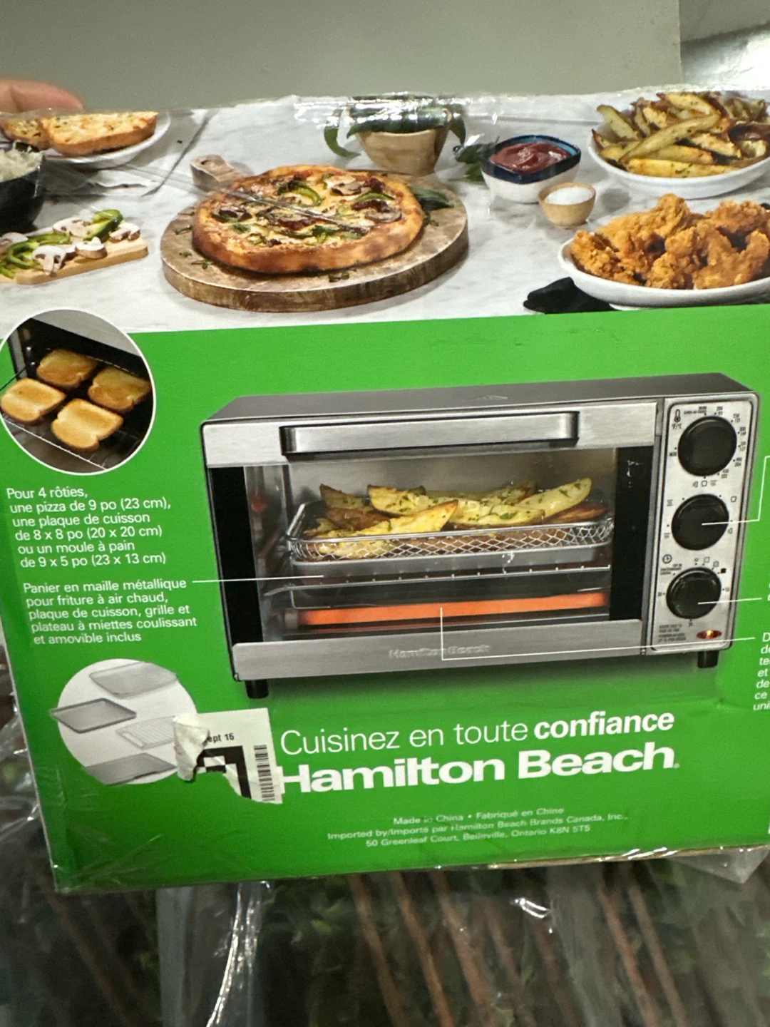 Hamilton Beach Sure-Crisp Air Fryer Toaster Oven - photo 2